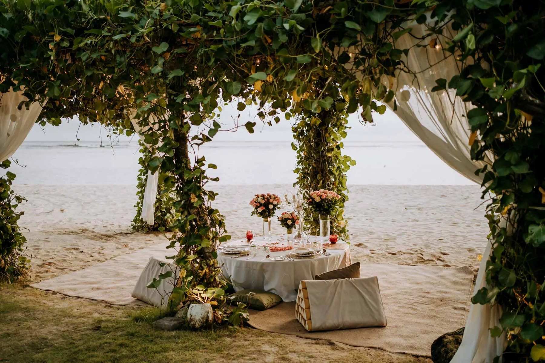 Elopement beach wedding in nusa dua
