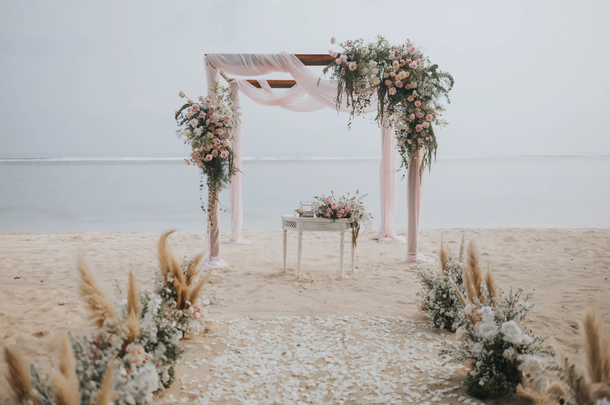 Elopement wedding at samabe beach cave