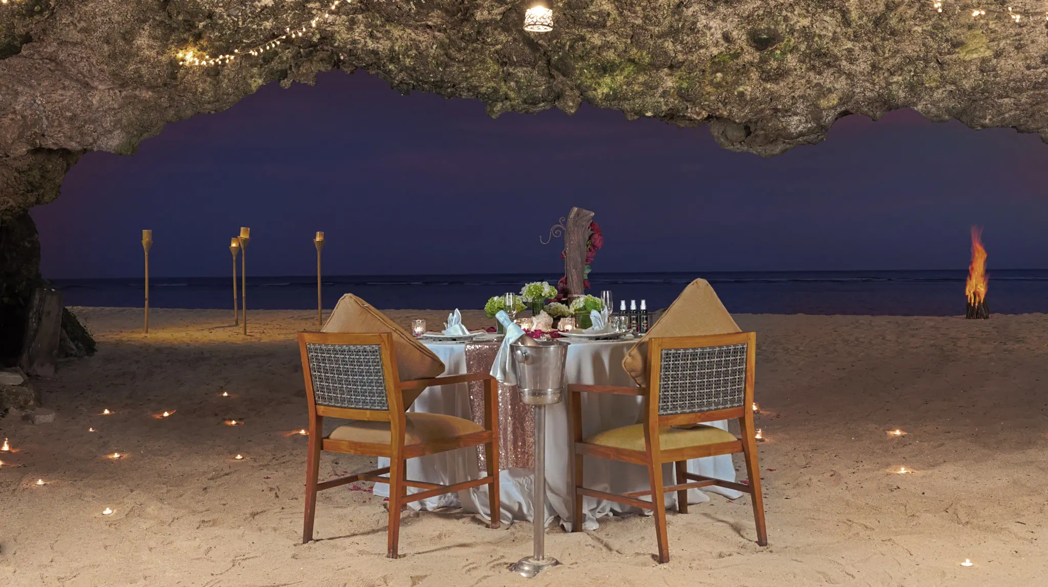 Elopement wedding at samabe beach cave