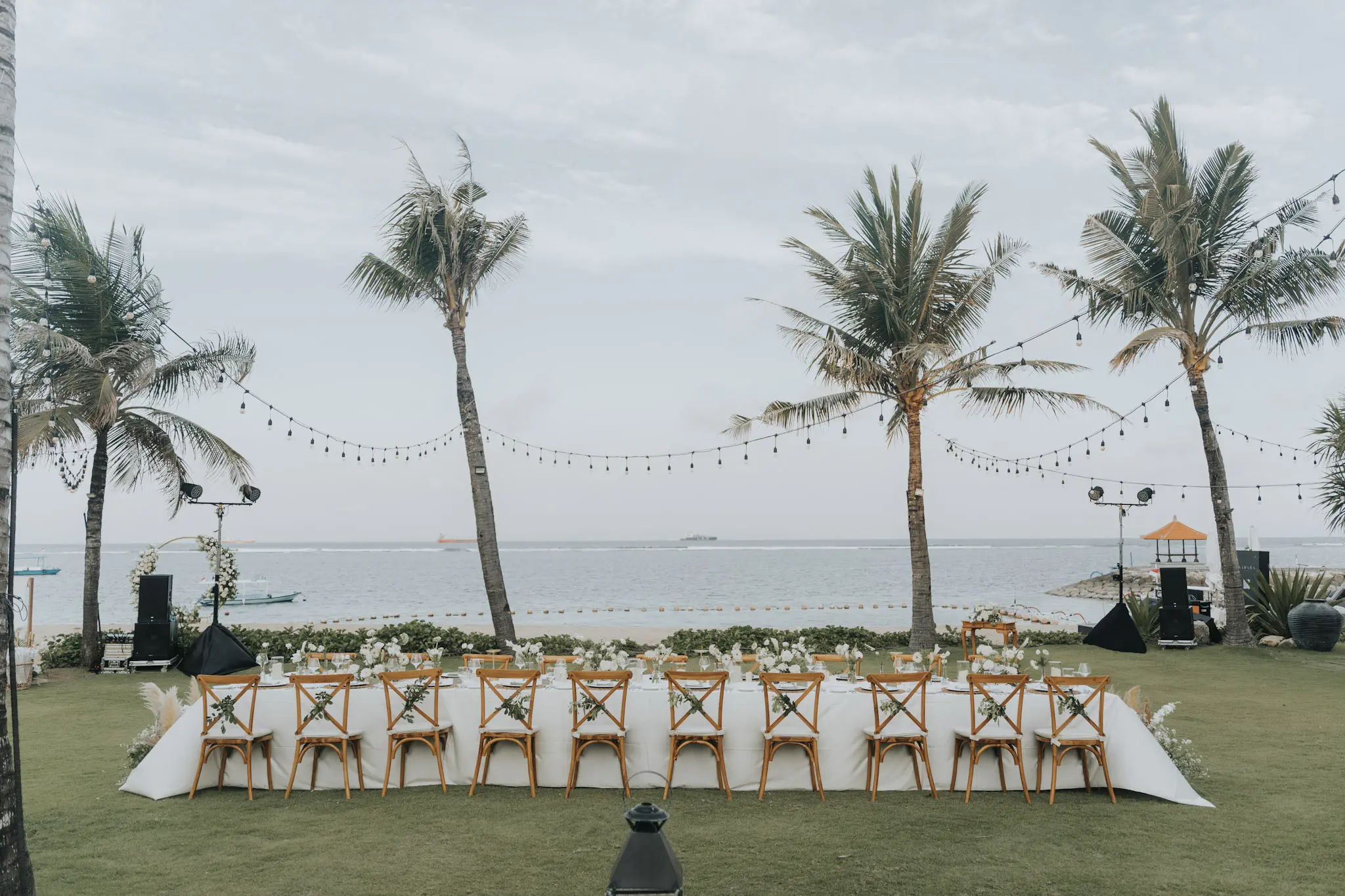 Signature beach wedding at sadara