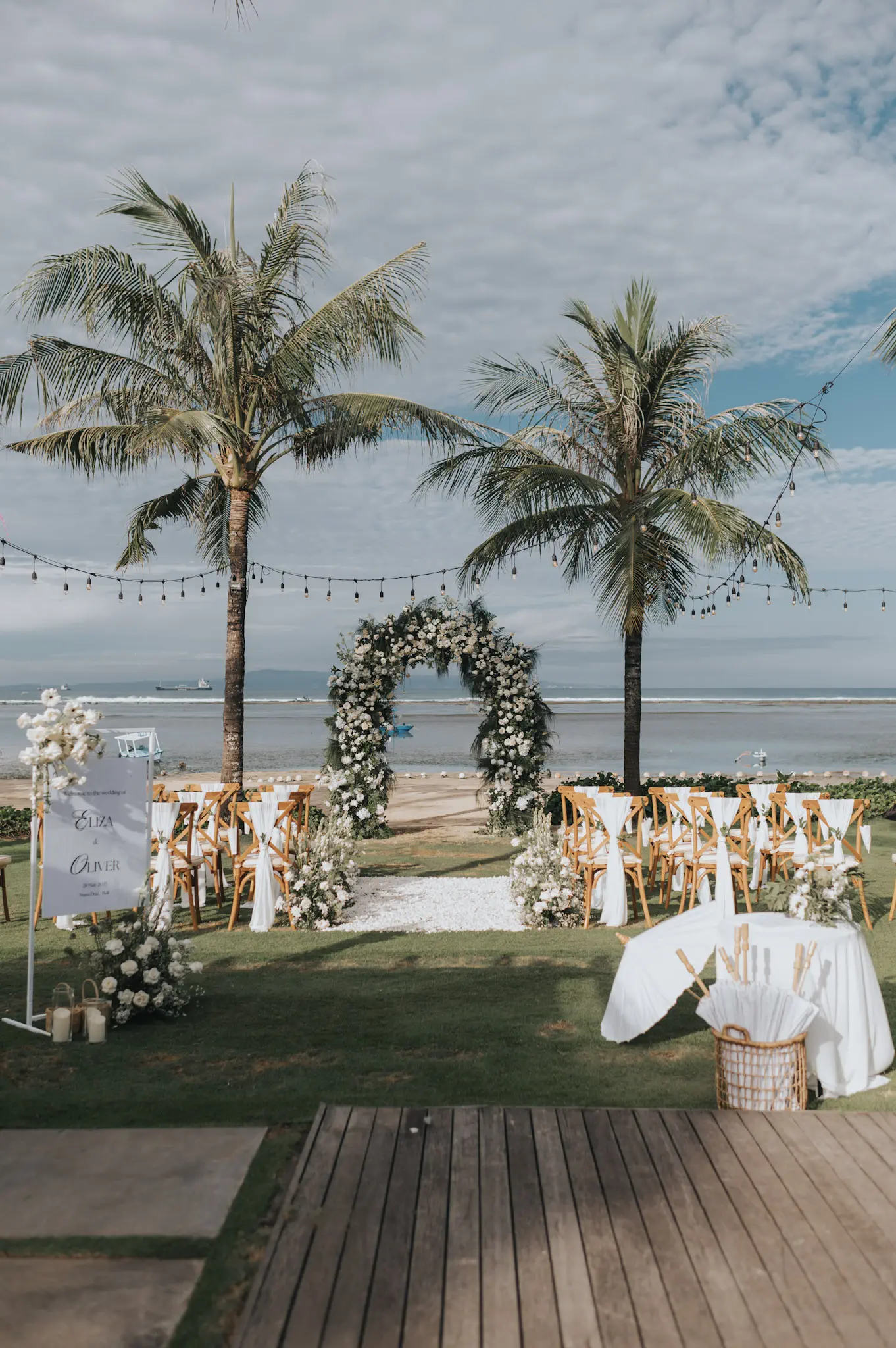 Signature beach wedding at sadara