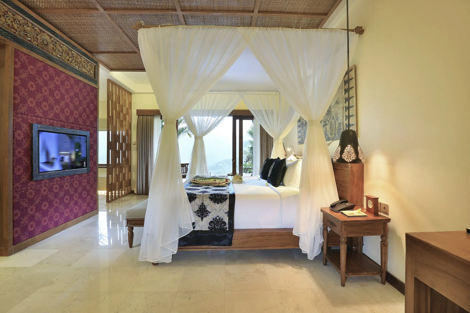 Majestic bamboo chapel in ubud amora bali wedding