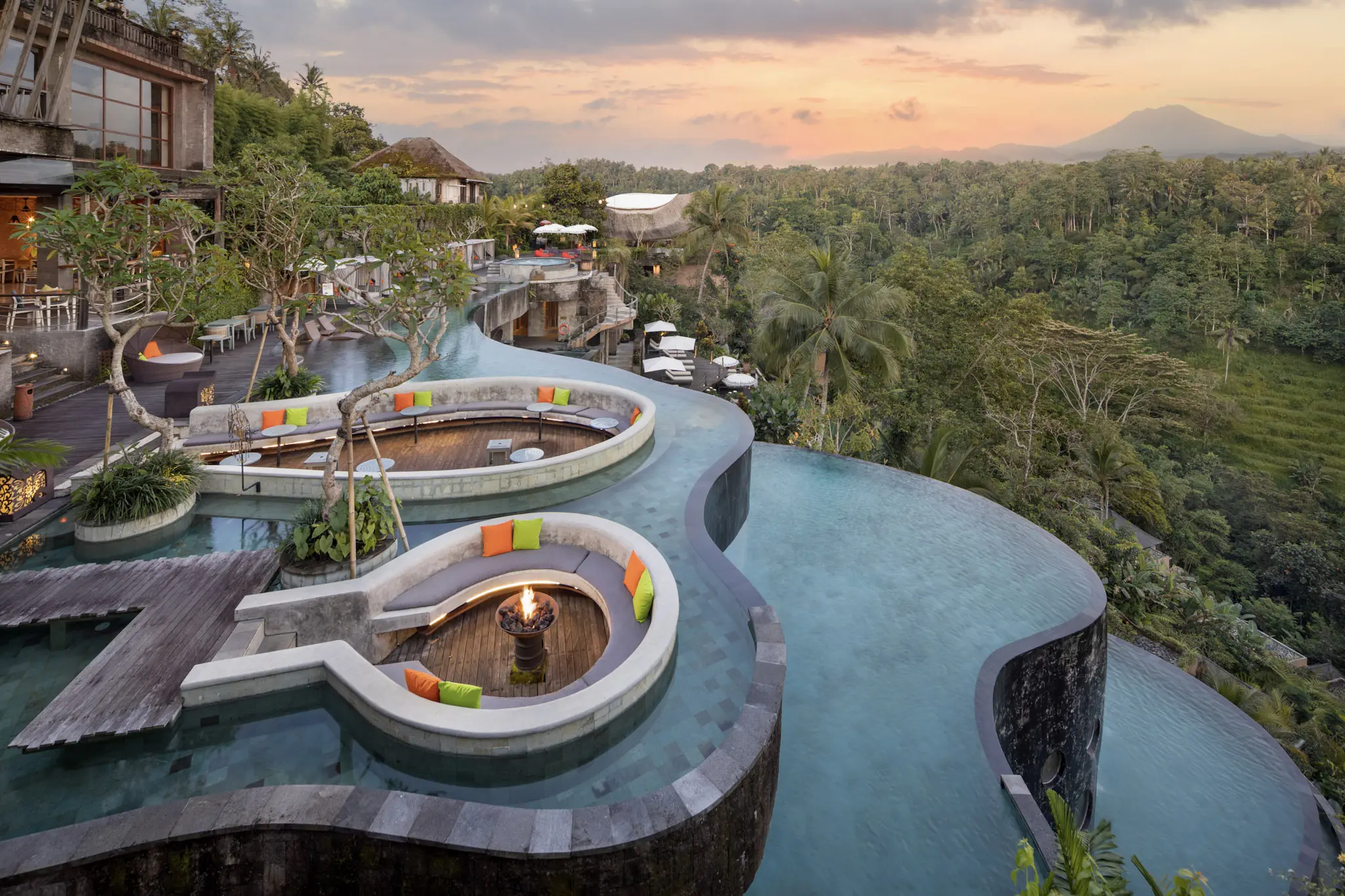 Majestic bamboo chapel in ubud amora bali wedding