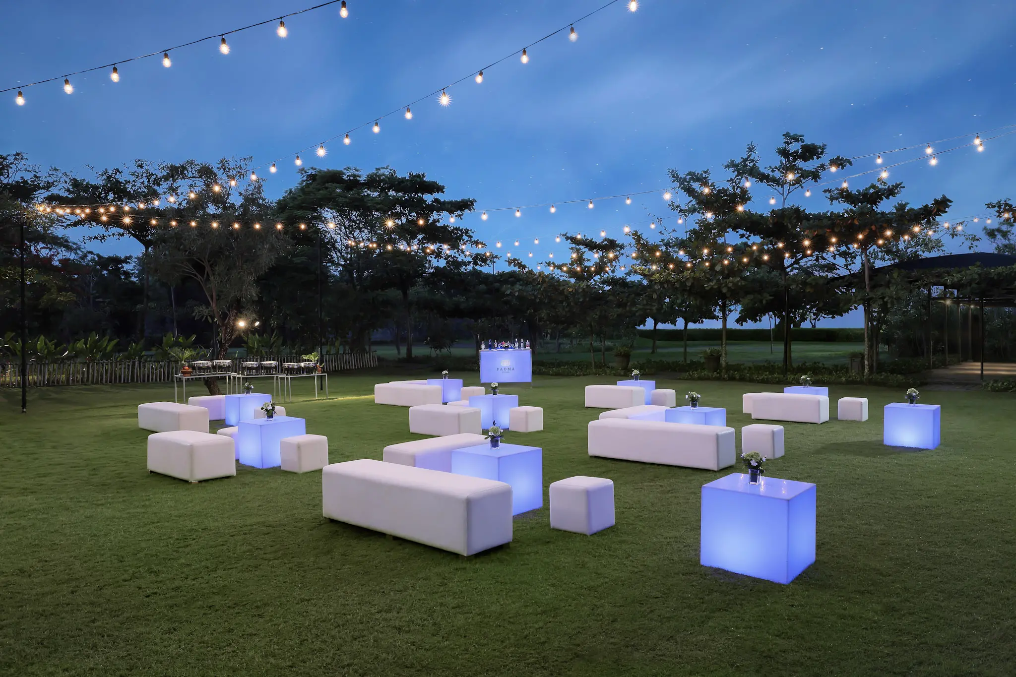 Intimate garden wedding in padma resort legian