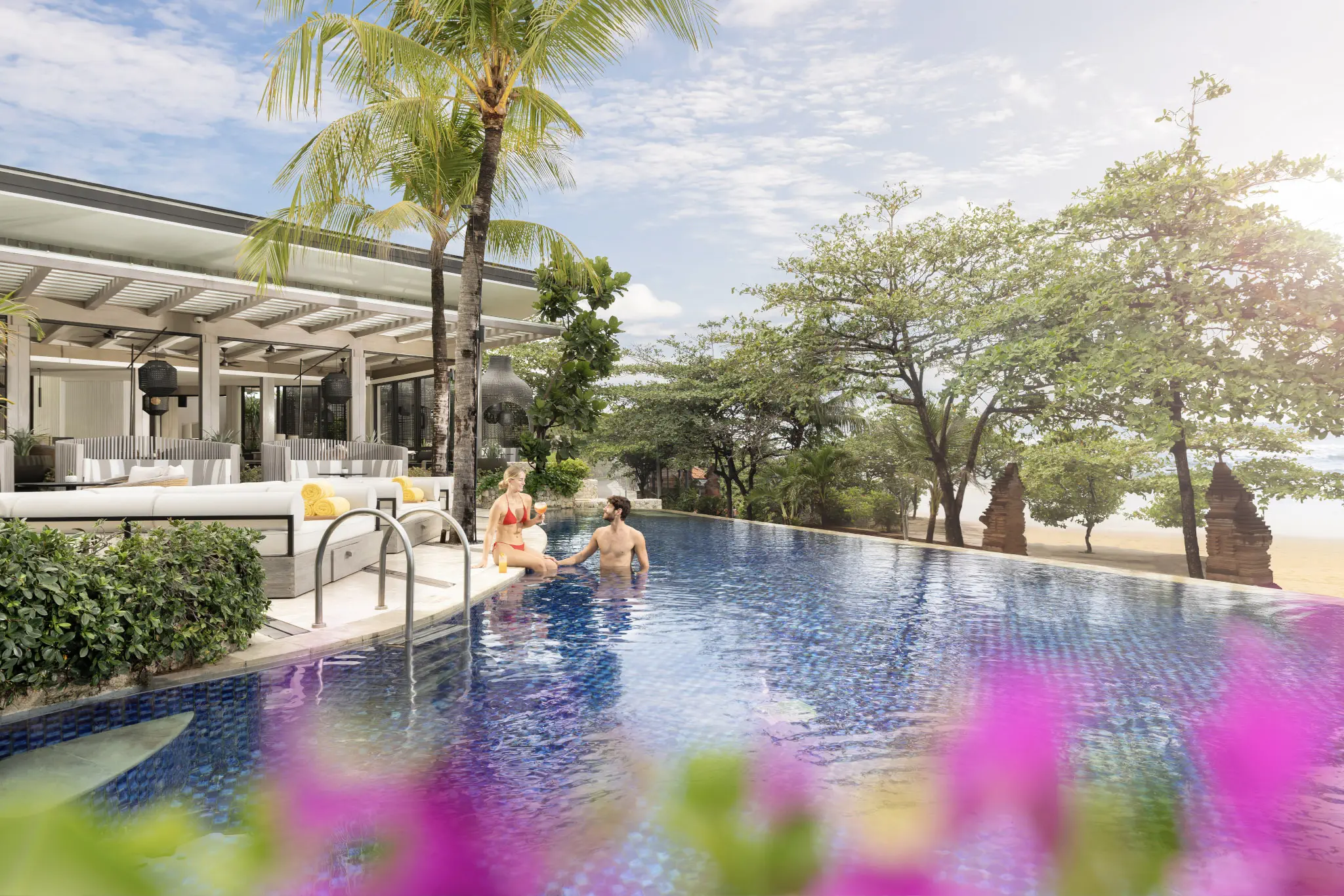 Intimate garden wedding in padma resort legian