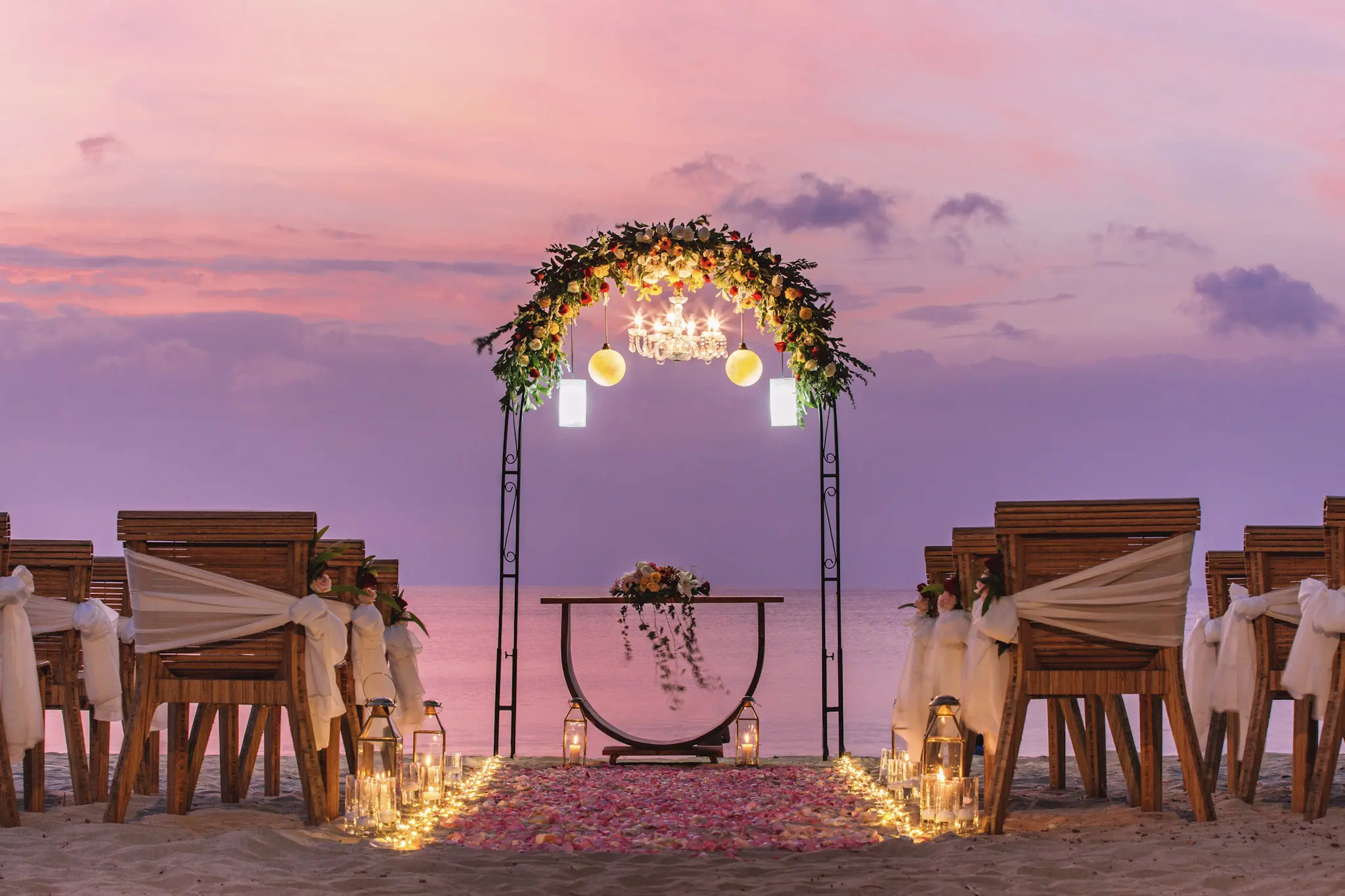 elopement beach amora